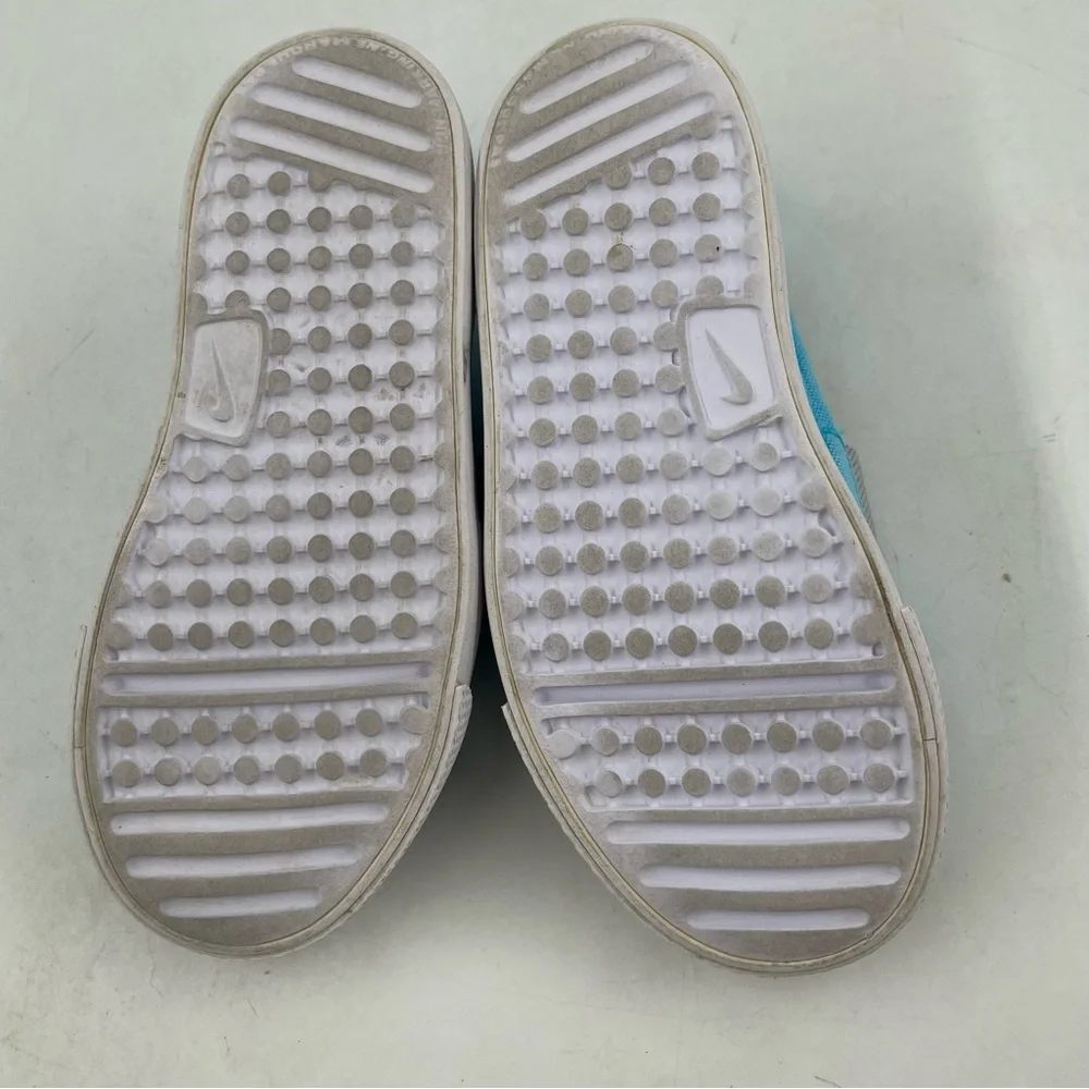 Nike Toddlers Kids Toki Slip-on Canvas Sail Blue White Sneakers Shoes - Size 10C